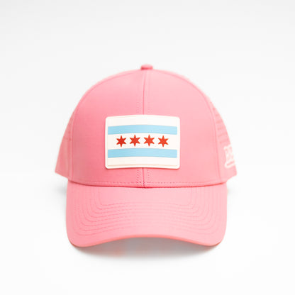 Windy City Snapback Cap - Pink