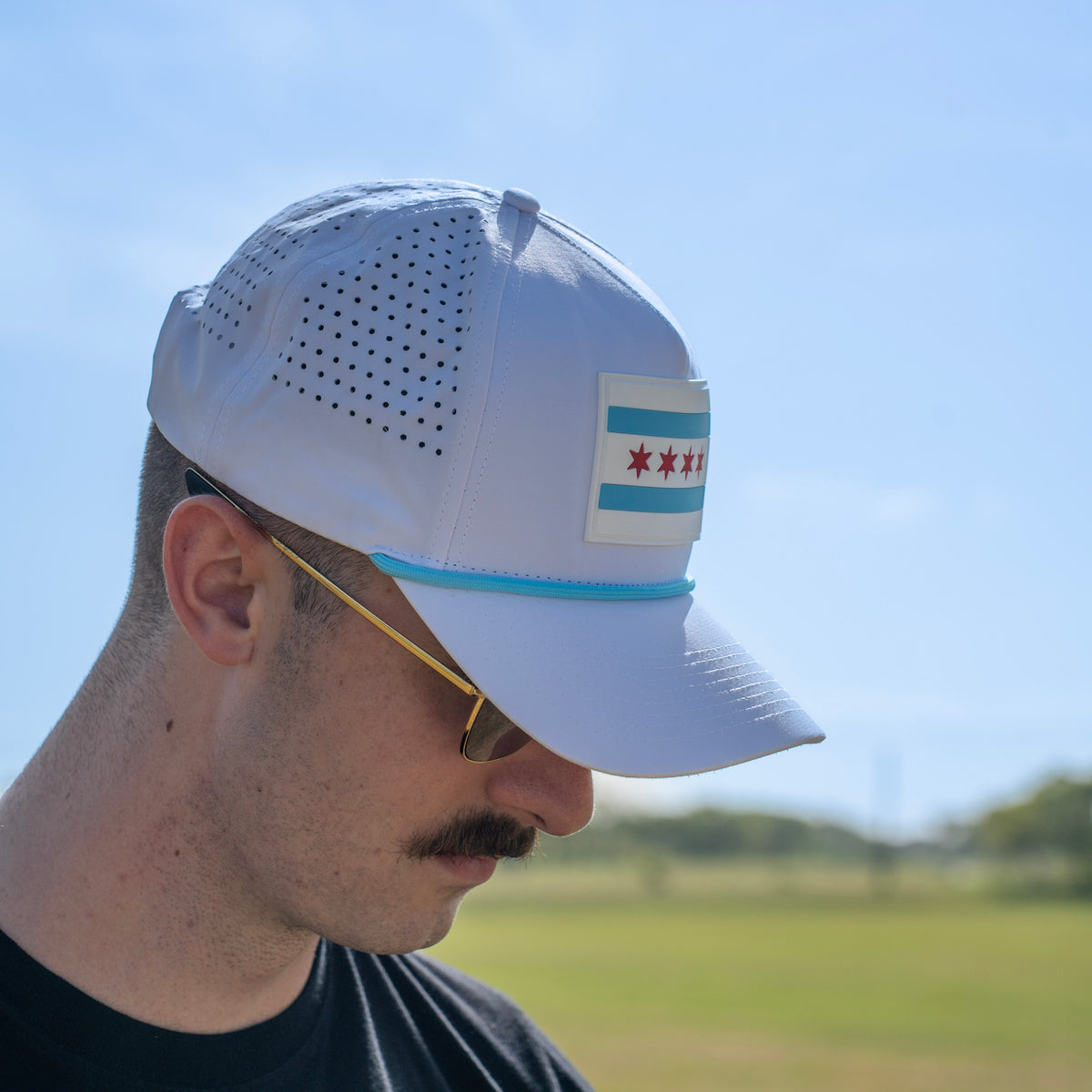 Windy City Rope Cap - White