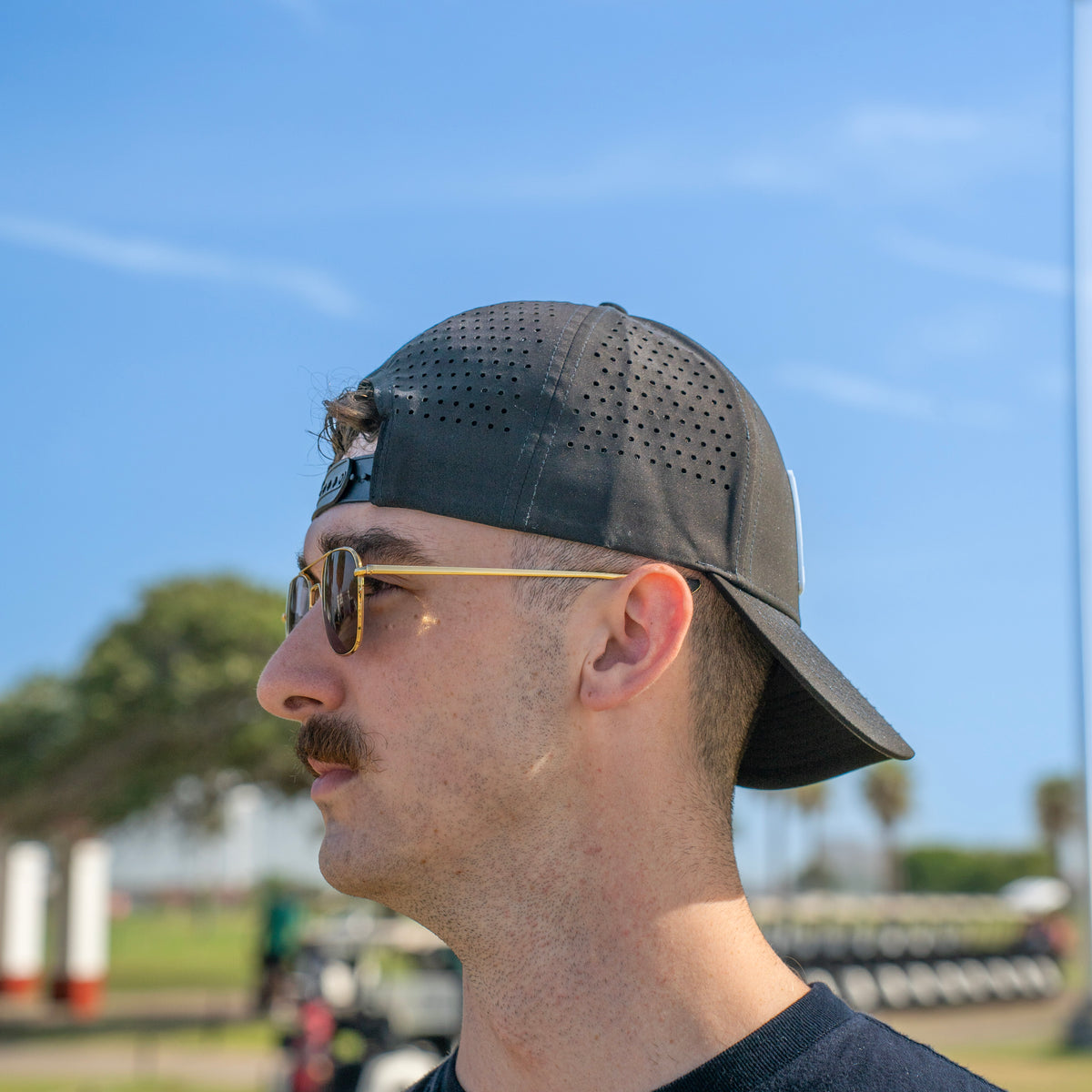 Windy City Snapback Cap - Black