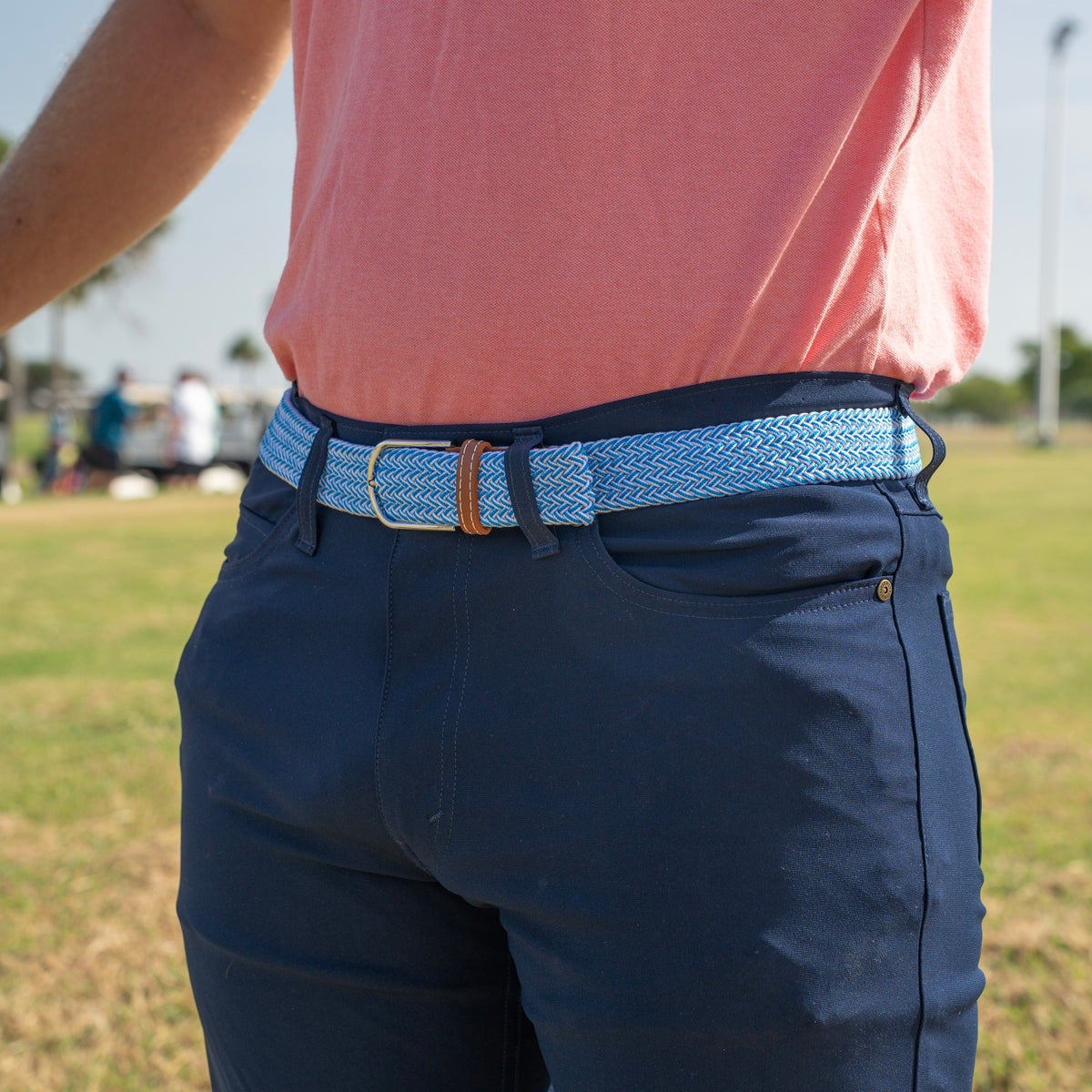 The Clubhouse Belt - Blue & White