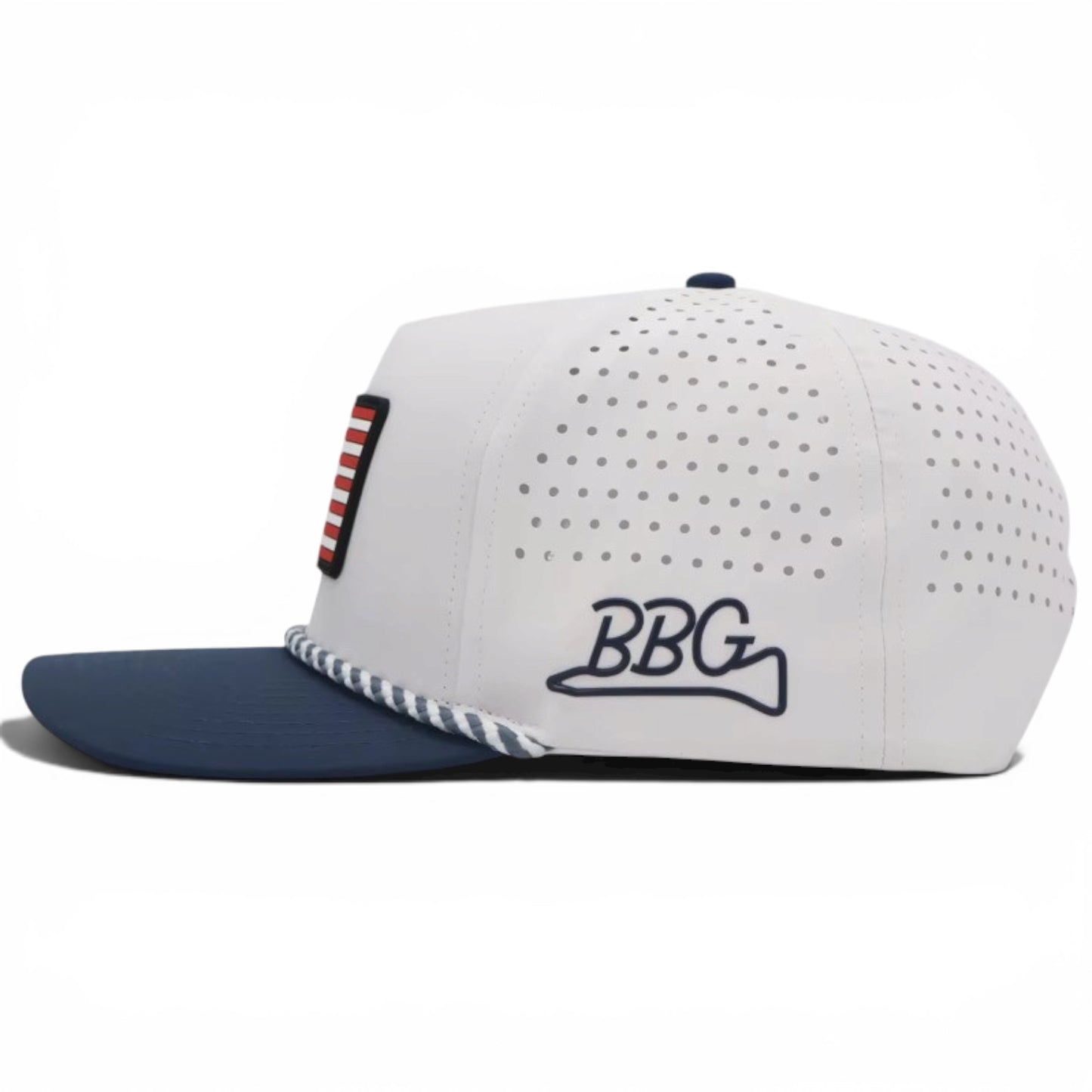 USA Rope Cap - White