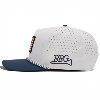 USA Rope Cap - White