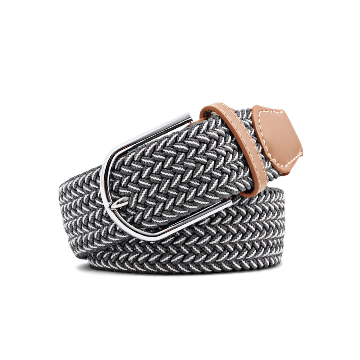 The Clubhouse Belt - Grey & White