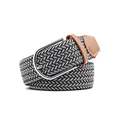 The Clubhouse Belt - Grey & White