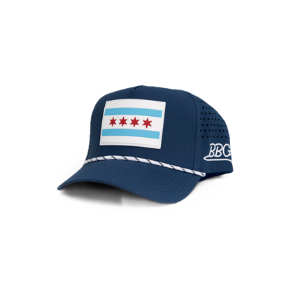 Windy City Rope Cap - Navy