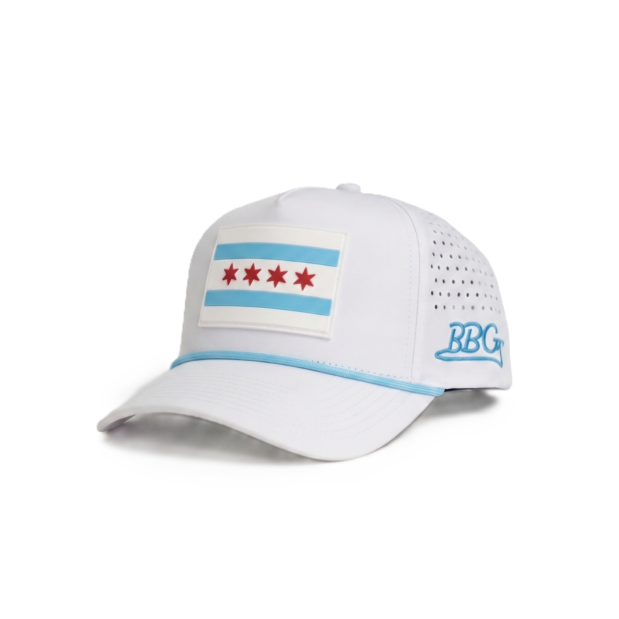 Windy City Rope Cap - White