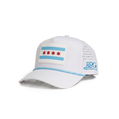 Windy City Rope Cap - White