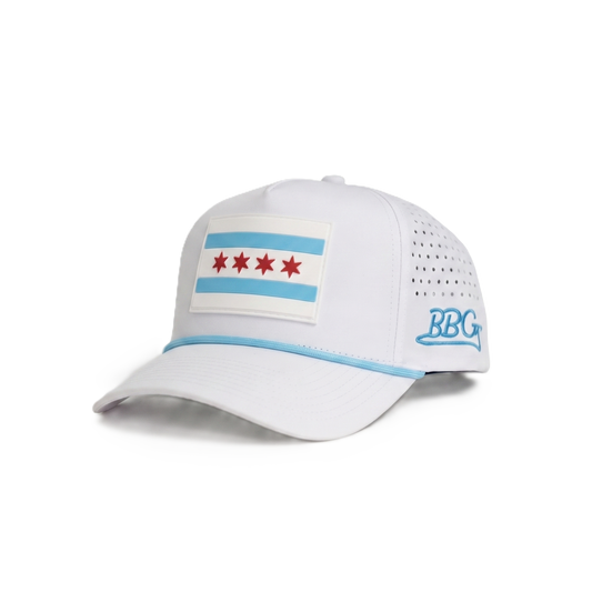 Windy City Rope Cap - White