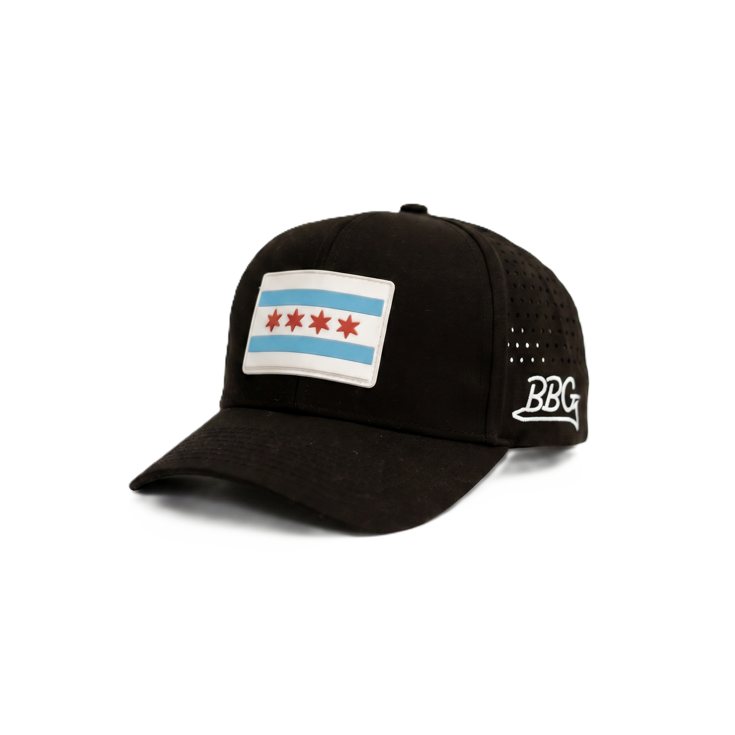 Windy City Snapback Cap - Black
