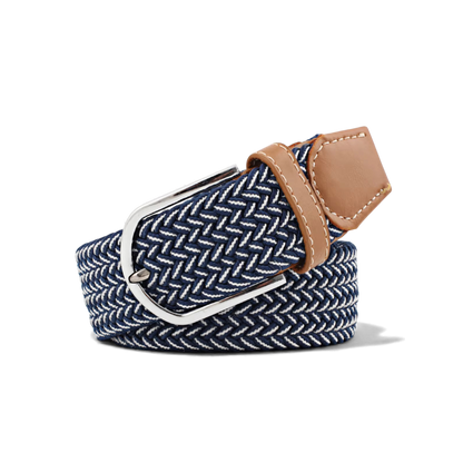 The Clubhouse Belt - Navy & White
